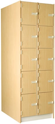 cover 10 Compartment Instrument Storage Lockers - 40
